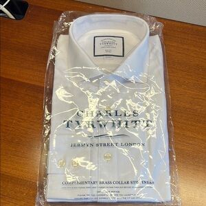 Charles Tyrwhitt White Men's Shirt